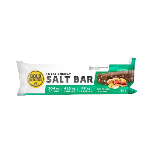 Endurance Salt Bar Chocolate-Amendoim 40g  - GoldNutrition - Crisdietética