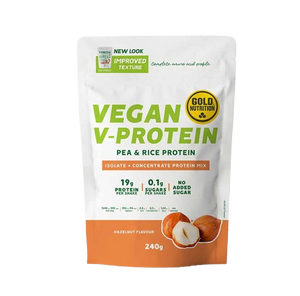 V-Protein 240g Avelã - GoldNutrition - Crisdietética