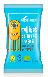 Rolitos de Arroz integral (3x8,3 gr) - Soria Natural - Crisdietética