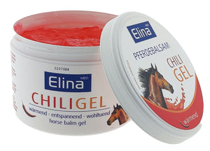 Elina Bálsamo Cavalo Chiligel efeito quente 500 ml - Pferdebalsam - Crisdietética