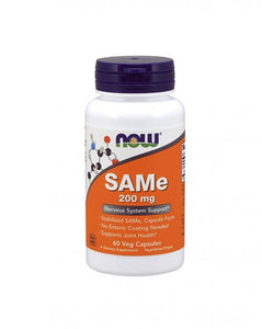 SAM-e 200mg 60 Cápsulas - Now - Crisdietética