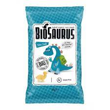 Snack de Milho Sal Marinho Bio 50g - Biosaurus - Crisdietética