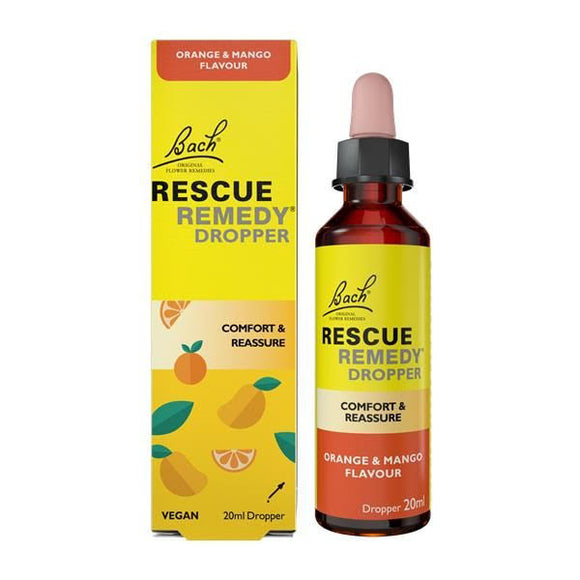 Rescue Remedy Gotas Laranja e Manga 20ml - Bach