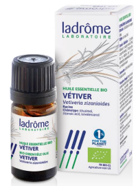 Óleo Essencial de Vetiver Bio 10ml -Ladrôme - Crisdietética