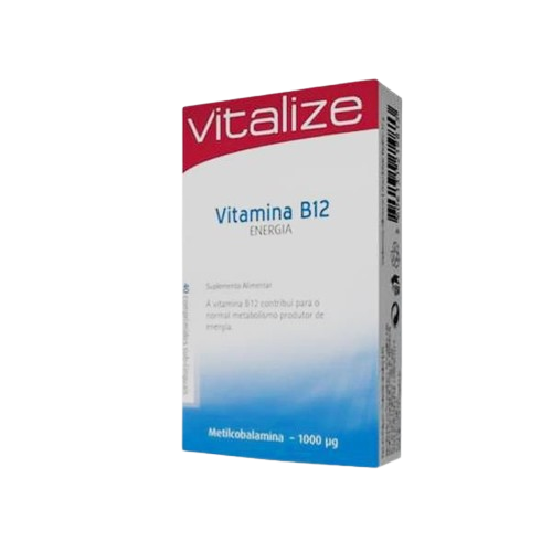 Vitamina B12 Metilcobalamina 1000mcg 40 Comprimidos - Vitalize