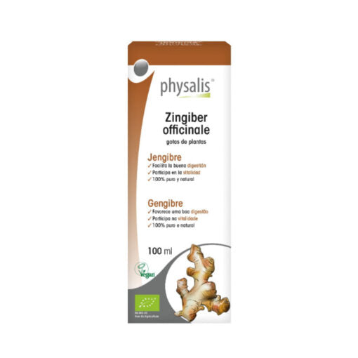 Zingiber Officinale Gotas 100ml - Physalis - Crisdietética