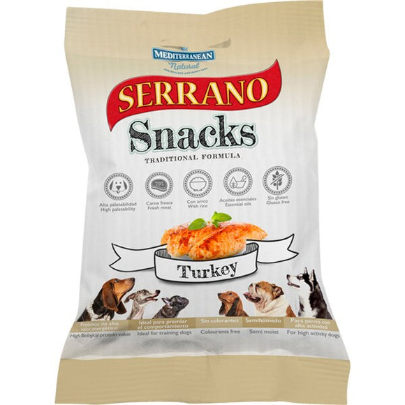 Snack Cão Perú Pack 5x100g - Serrano Snacks - Crisdietética