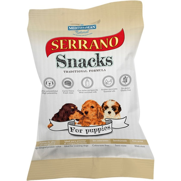 Snack Cão Junior Pack 5x100g - Serrano Snacks - Crisdietética