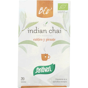Sanaflor Chá Indian Chai Biológico 20 Saquetas - Santiveri - Crisdietética