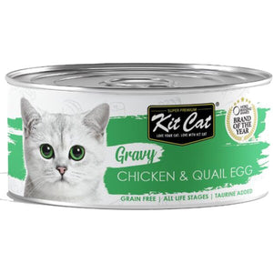 Kit Cat Molho de Frango & Ovo de Codorniz 70g - Crisdietética