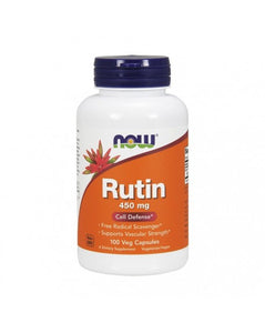 NOW Rutin 450mg 100 Cápsulas - Celeiro da Saúde Lda