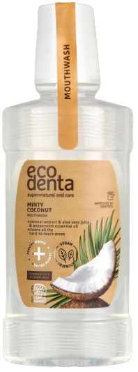 Elixir Dentário Anti-Placa Orgânico Coco e Menta 250ml - Ecodenta - Crisdietética