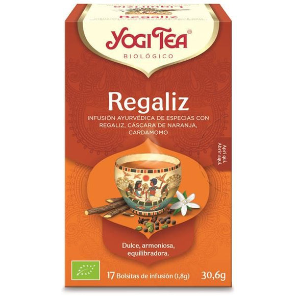 Infusão Biológico Alcaçuz 17 Saquetas - Yogi Tea - Crisdietética