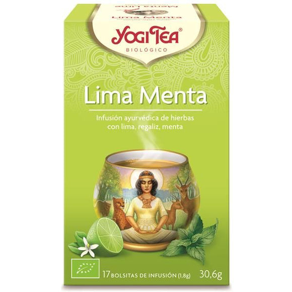 Infusão Lima Menta 17 Saquetas - Yogi Tea - Crisdietética