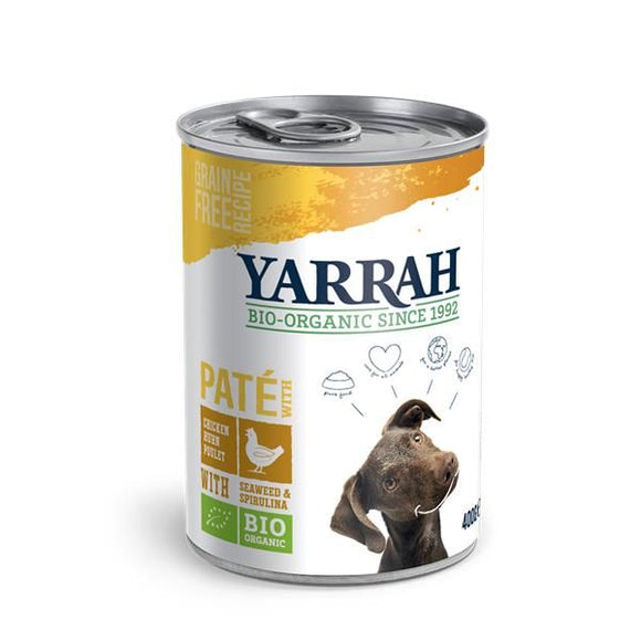 Pate de Frango; Algas e Spirulina Biológico 400g - Yarrah - Crisdietética