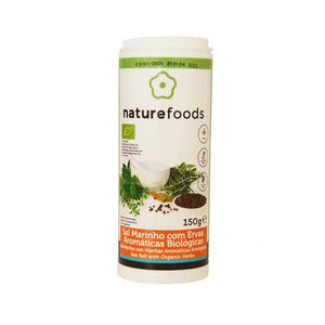 Sal Marinho de Ervas Biológico 150g - Naturefoods - Crisdietética