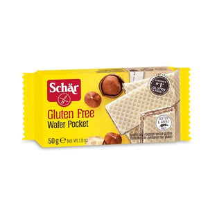 Wafer Pocket com Creme de Avelã 50g - Schar - Crisdietética