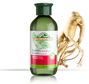 Corpore Sano Shampoo Revitalizante Ginseng Ecológico 300ml - Crisdietética