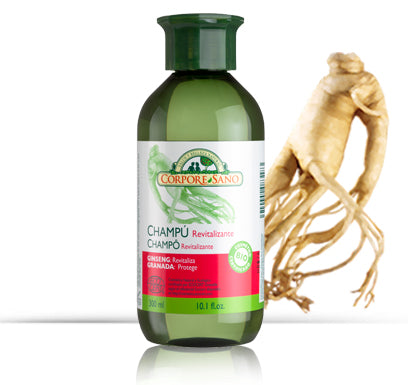 Corpore Sano Shampoo Revitalizante Ginseng Ecológico 300ml - Crisdietética