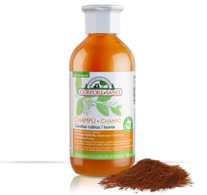 Corpore Sano Shampoo de Henna Cabelos Loiros 300ml - Crisdietética