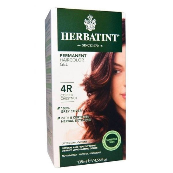 R4 Castanho Acobreado 150ml - Herbatint - Crisdietética