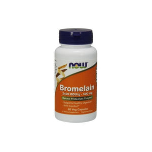 Bromelain 500mg 60 cápsulas - Now - Crisdietética