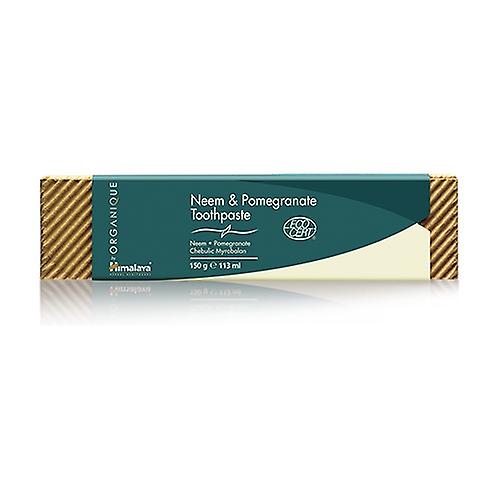 Organique Neem e Pomegranate Toothpaste 150g - Himalaya Herbals - Crisdietética