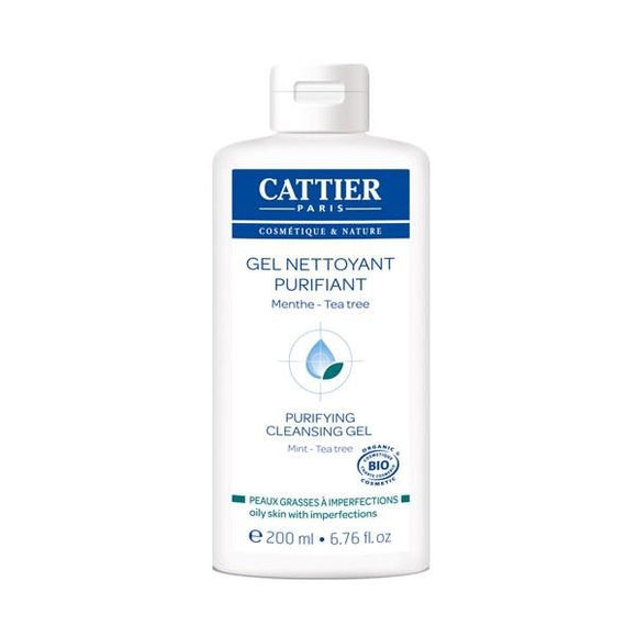 Gel de Limpeza Purificante 200ml - Cattier - Crisdietética