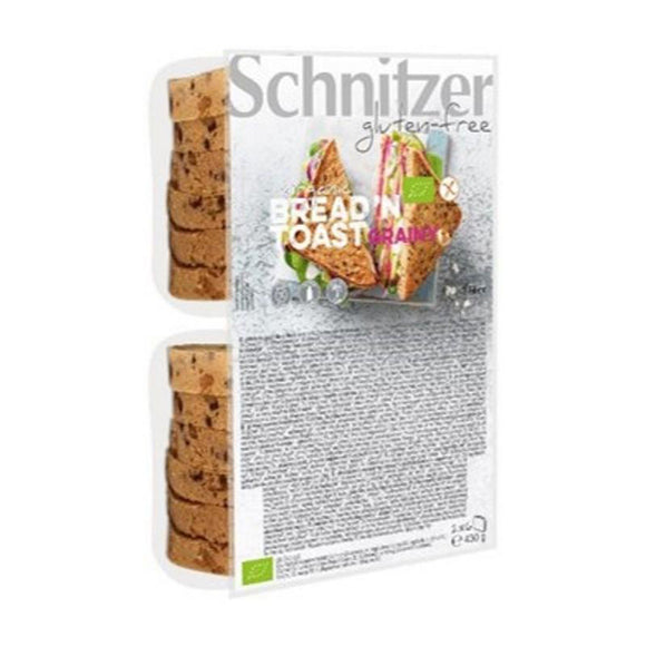 Pão Fatiado Milho & Chia S/Glúten BIO 430g -SCHNITZER - Crisdietética