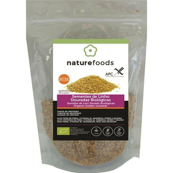 Sementes de Linho Douradas 250g - Naturefoods - Crisdietética