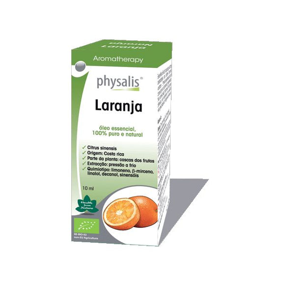 Óleo Essencial Laranja-Doce 10ml - Physalis - Crisdietética