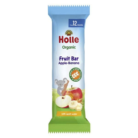 Barra de Maça e Banana Biológica 25g - Holle - Crisdietética