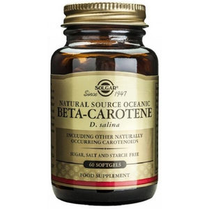 Beta Carotene 7mg 60 Cápsulas - Solgar - Crisdietética