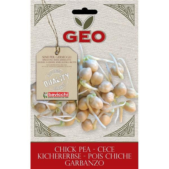 Sementes para Germinar Grão de Bico 90g - Bavicchi - Crisdietética