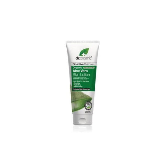 Loção Corporal com Aloé Vera 200ml - Dr.Organic - Crisdietética