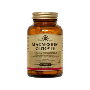 Magnesium Citrate 60 Comprimidos - Solgar - Crisdietética