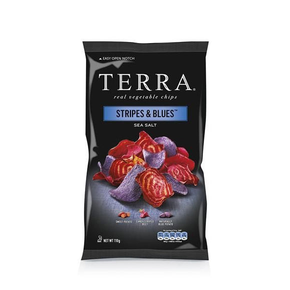 Batata Chips Exótica com Sal Marinho 110g - Terra - Crisdietética