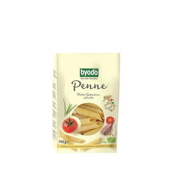 Massa Penne Biológico 500g - Byodo - Crisdietética