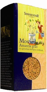 Mostarda Amarela em Grão Biológico 120g - Sonnentor - Crisdietética