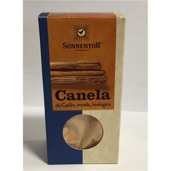 Canela Moída Biológica Cassia 40g - Sonnentor - Crisdietética