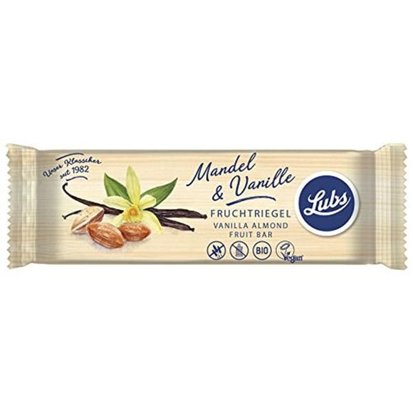 Barra de Amêndoa e Baunilha Biológico 40g - Lubs - Crisdietética