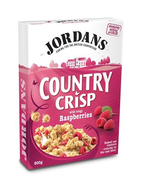 Country Crisp Framboesa 500g - Jordans - Crisdietética