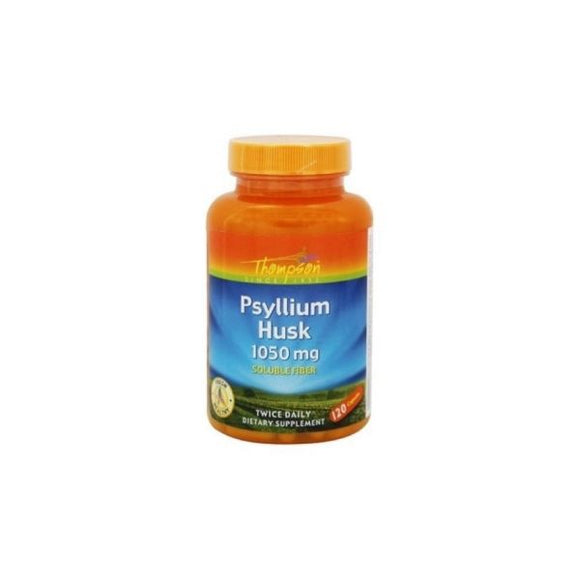 Psyllium Husk 1050mg 120 Cápsulas - Thompson - Crisdietética