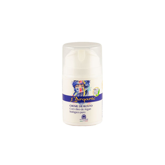 Creme de Rosto Hidratante 50ml- L'Arganic - Crisdietética