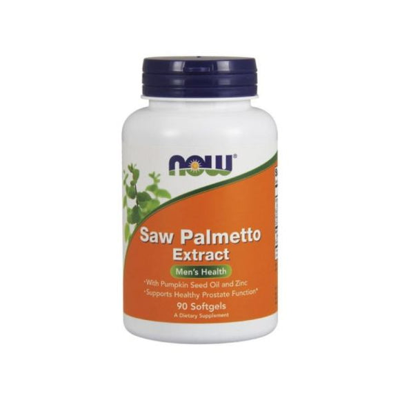 Saw Palmetto Extracto 80mg 90 Cápsulas -Now - Crisdietética