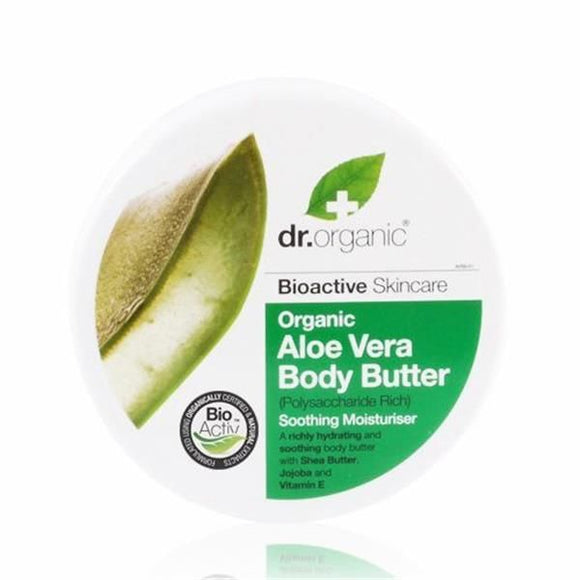 Manteiga Corporal com Aloé Vera 200ml - Dr.Organic - Crisdietética