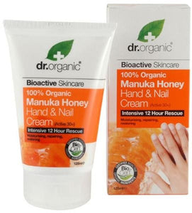 Creme para Mãos e Unhas Mel de Manuka 125ml - Dr.Organic - Crisdietética