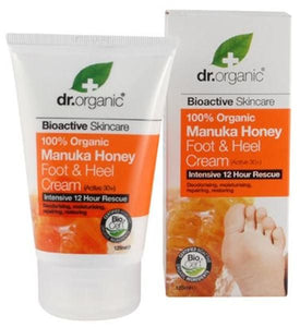 Creme para os Pés Mel de Manuka 125ml - Dr.Organic - Crisdietética