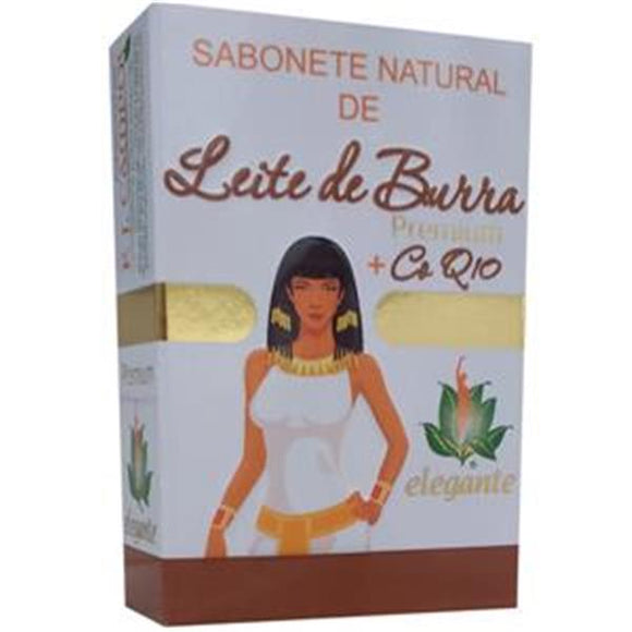 Sabonete Leite de Burra + Coq10 - Elegante - Crisdietética