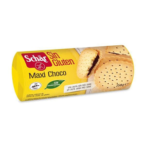 Bolachas Com Recheio de Cacau Maxi Choco 250g - Schar - Crisdietética